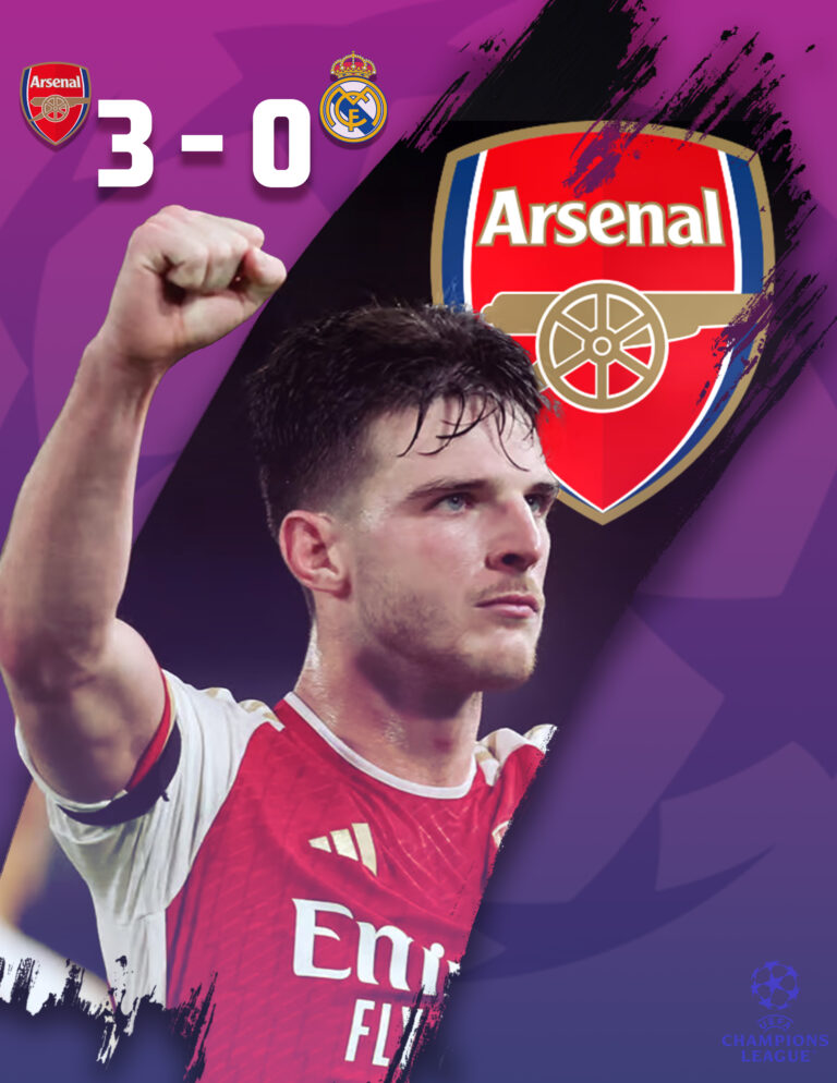 Arsenal against Real Madrid Score